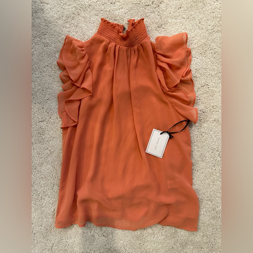 NWT 1 State S peach blouse